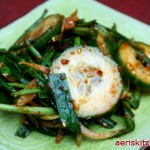 Garlic Chive & Cucumber MuChim