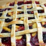 Peach & Blueberry Pie